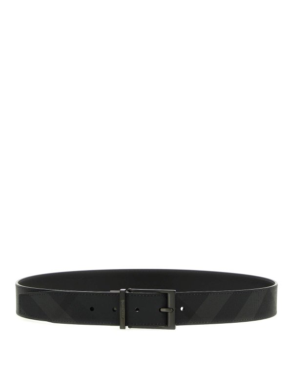 BURBERRY: belts - Check Belt