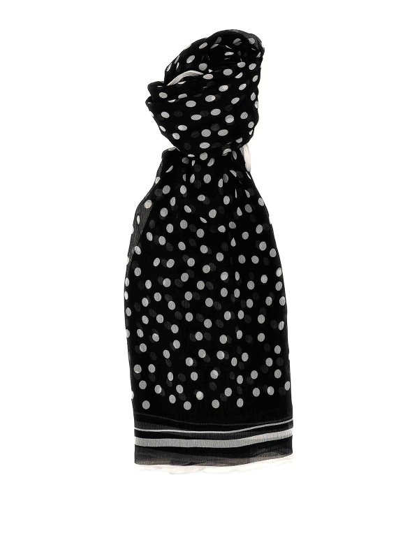 DOLCE & GABBANA: Bufandas y pañuelos - Bufanda - Blanco