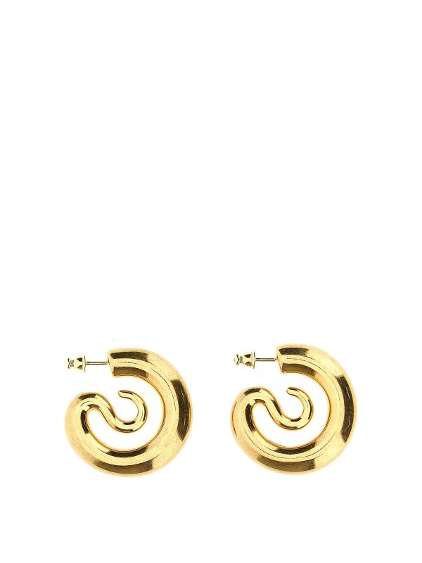 PANCONESI: Earrings - Serpent Hoops S Earrings