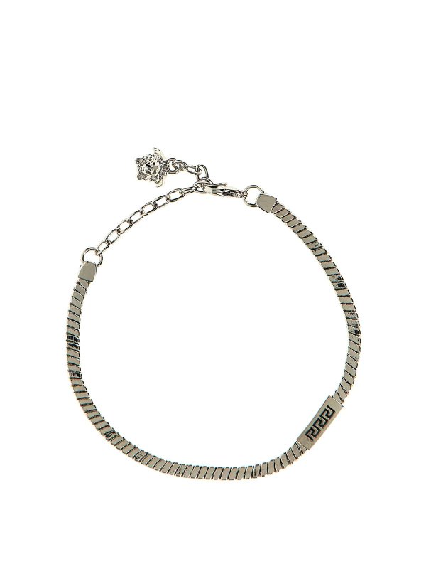VERSACE: Pulseras y brazaletes - Brazalete - Plata