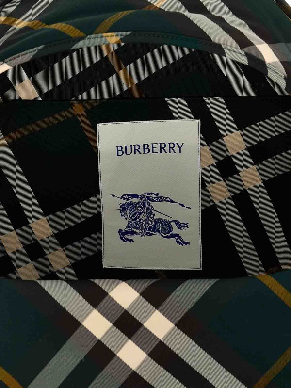 バックパック - 緑 shop online: BURBERRY