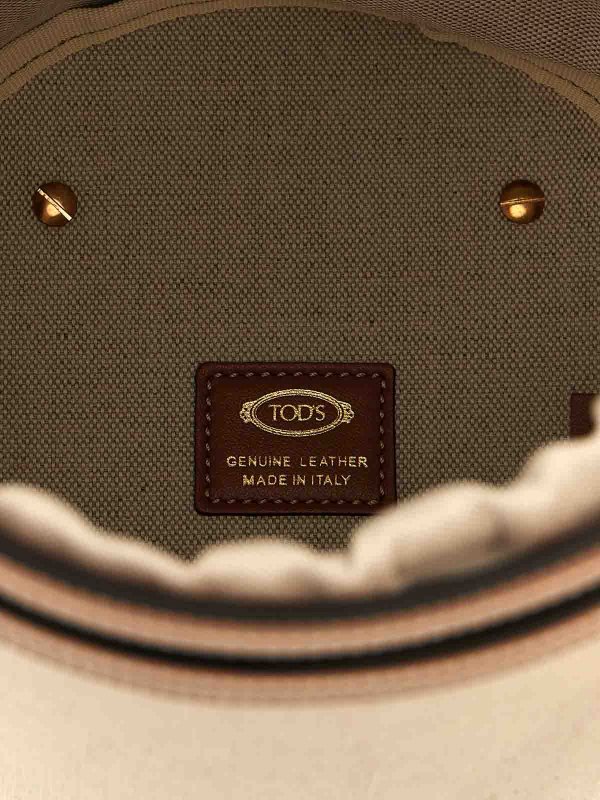 バケットバッグ - ブラウン shop online: TOD