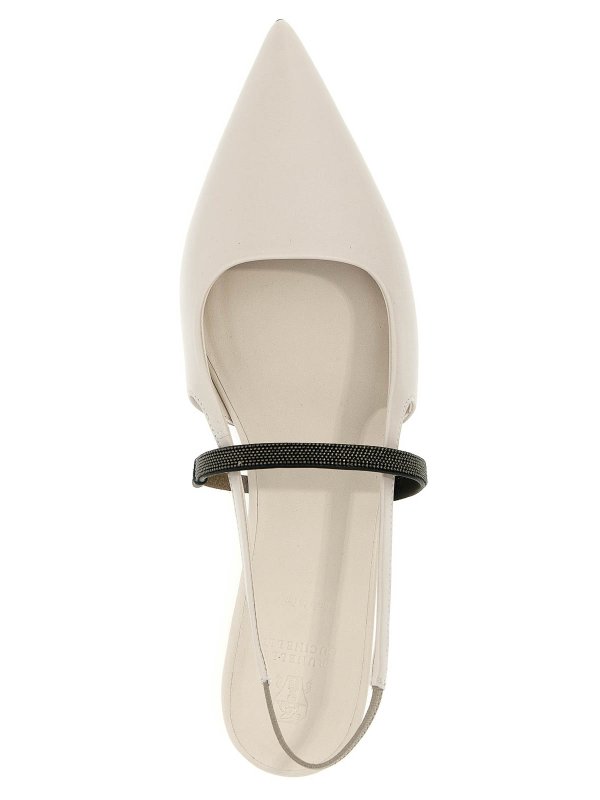 Ballerinas - Weiß shop online: BRUNELLO CUCINELLI