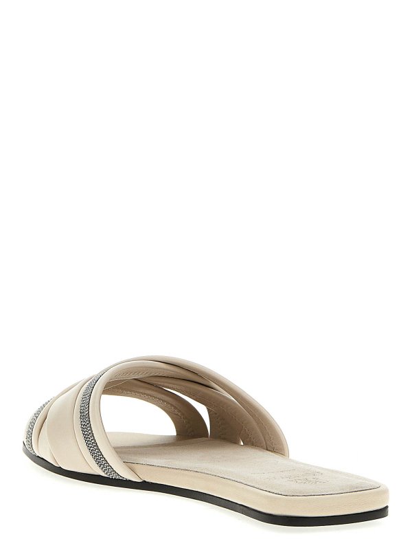 The Best Shops BRUNELLO CUCINELLI: sandals - Leather sandals