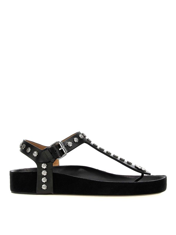 ISABEL MARANT: Sandalias - Sandalias - Negro