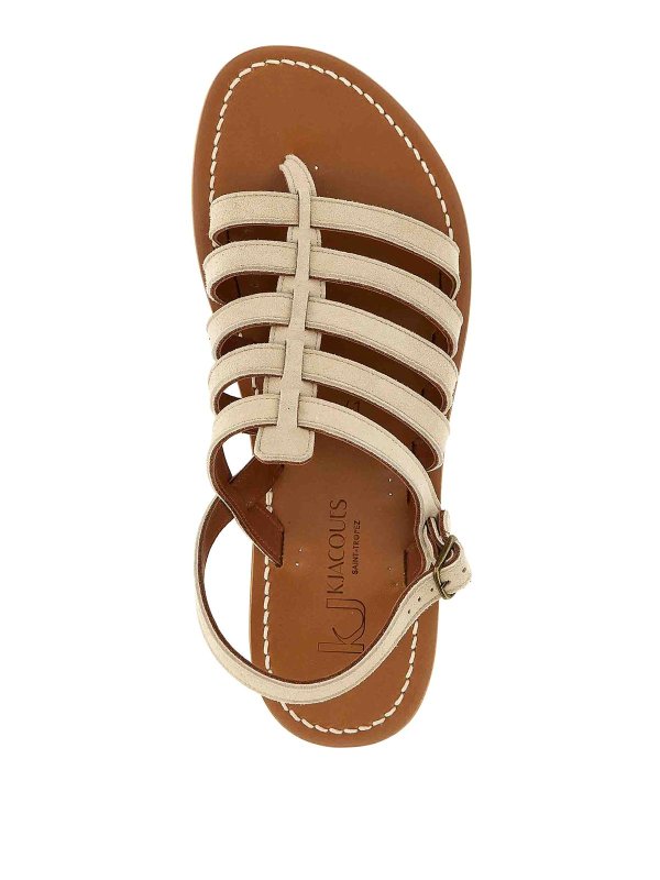 サンダル - ベージュ shop online: K JACQUES ST TROPEZ