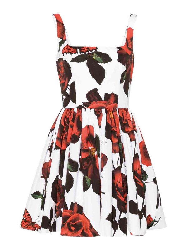 ALEXANDER MCQUEEN: Robes courtes - Robe Courte - Blanc