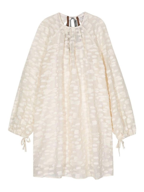 ALYSI: ショートドレス - ショートドレス - 白