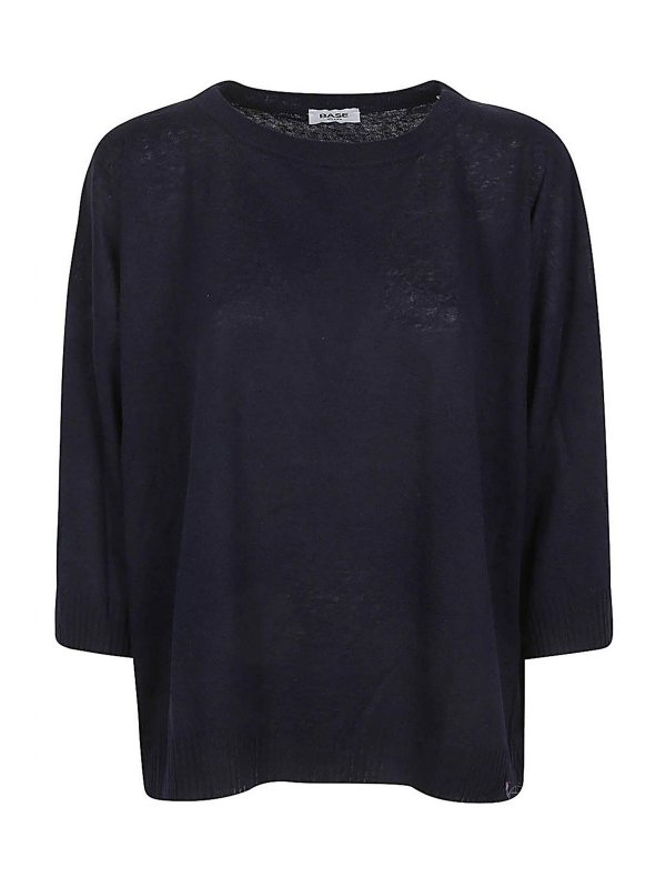 BASE: ボートネック - ボートネック - ブルー