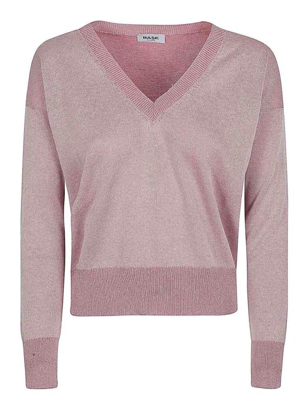 BASE: Vネック - Vネック - ヌードカラー