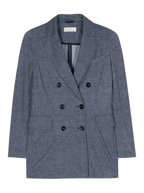 CIRCOLO 1901: Tailored & Dinner - Double-Breasted Jersey Jacket