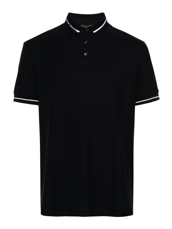 EMPORIO ARMANI: Polos  - Polo - Bleu