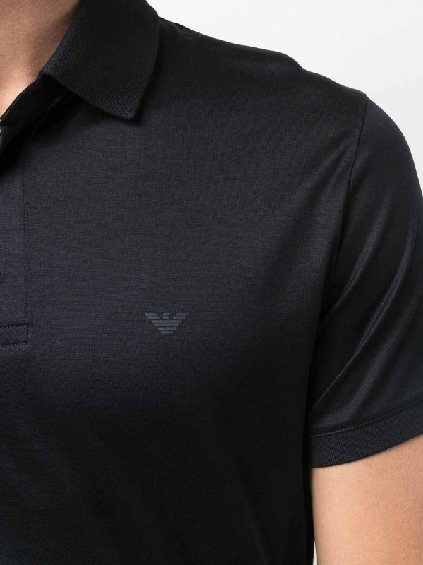 EMPORIO ARMANI buy online Polo in misto cotone con logo