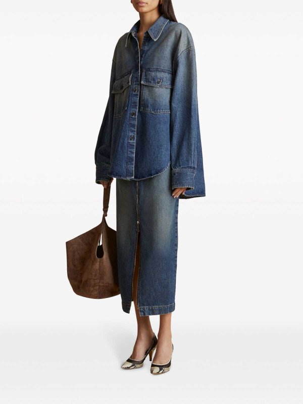 The Best Shops KHAITE: denim jacket - Denim Jacket