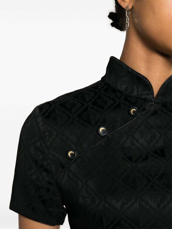 MARINE SERRE buy online Jacquard Viscose Short Dress