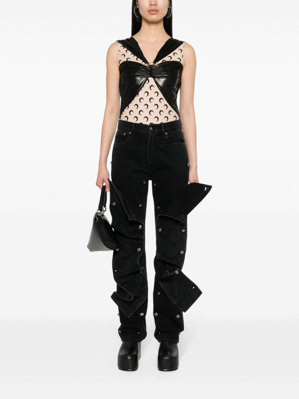 トップ/タンクトップ - 黒 shop online: MARINE SERRE