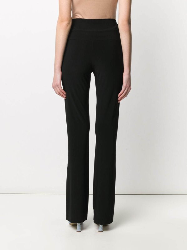 Norma Kamali buy online High-Waisted Straight Leg Trousers