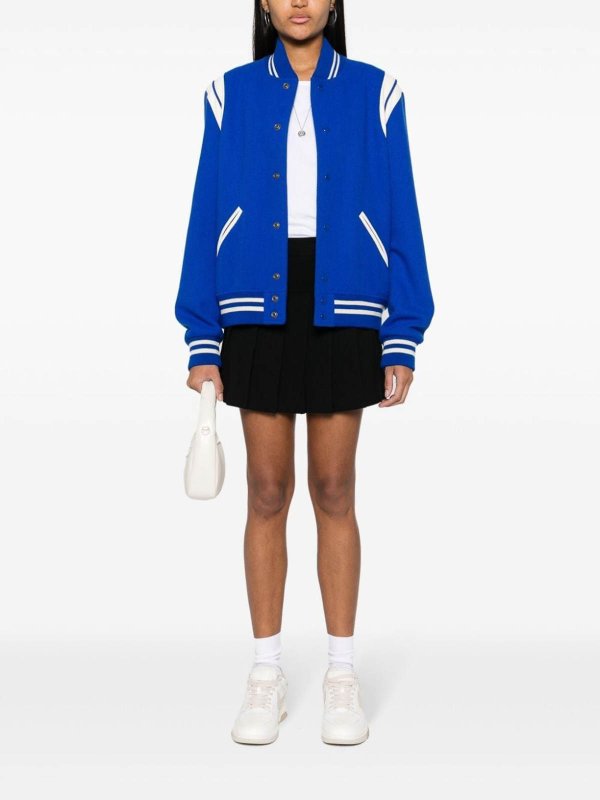 Palm Angels: Knee length skirts & Midi online - Monogram Pleated Skirt