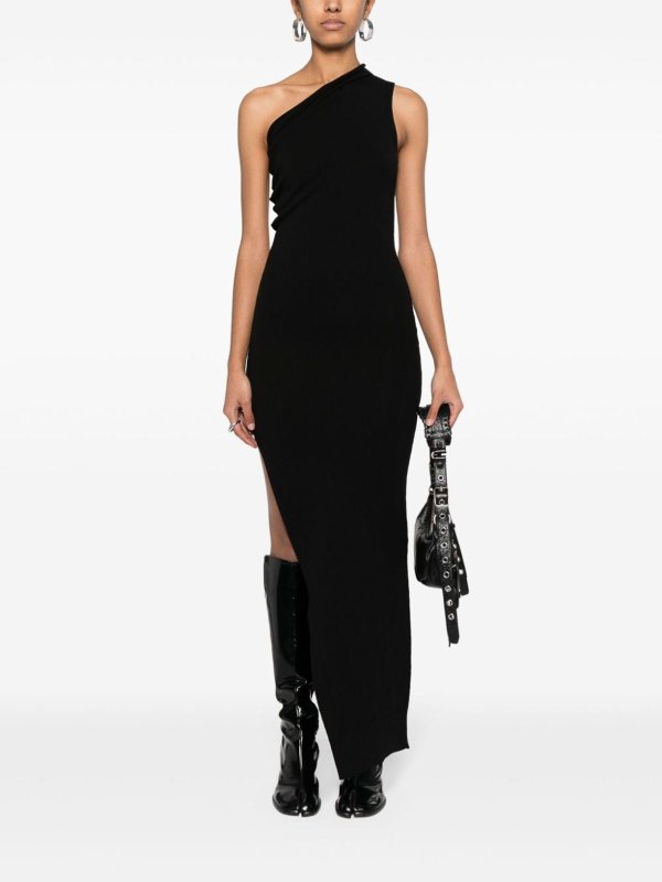 One-Shoulder Long Dress shop online: RICK OWENS