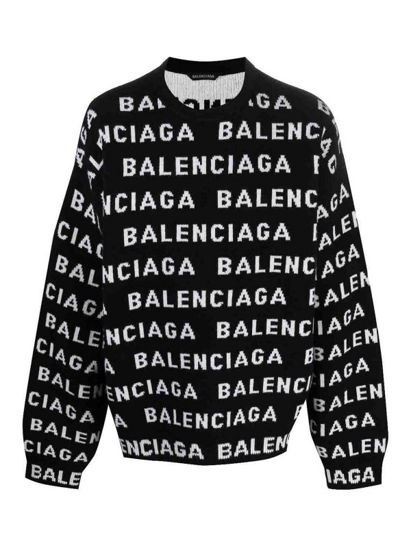 BALENCIAGA: クルーネック - クルーネック - 黒