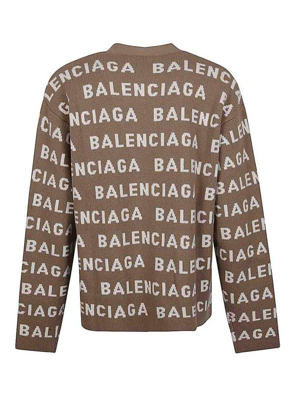 BALENCIAGA: カーディガン online - カーディガン - ベージュ