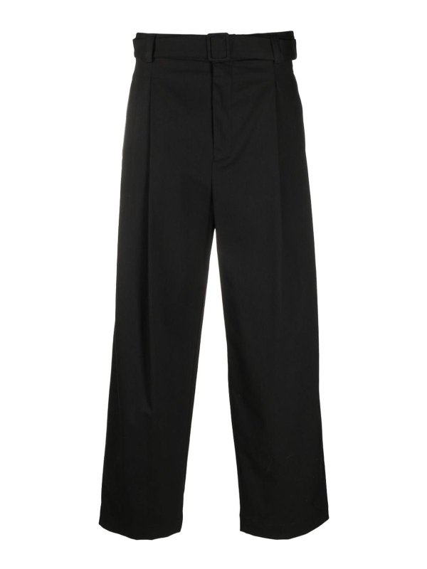 ARMANI: Pantalons casual - Pantalons Décontractés - Noir