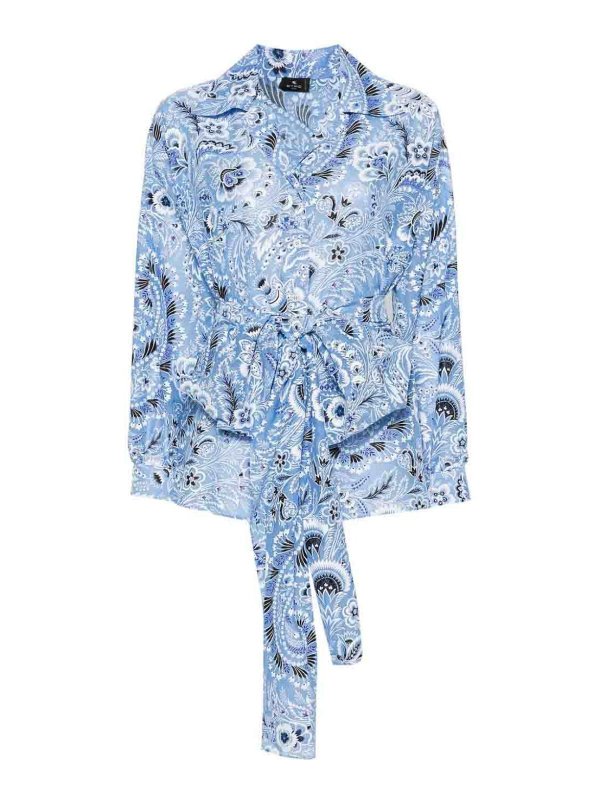ETRO: Camisas - Camisa - Azul