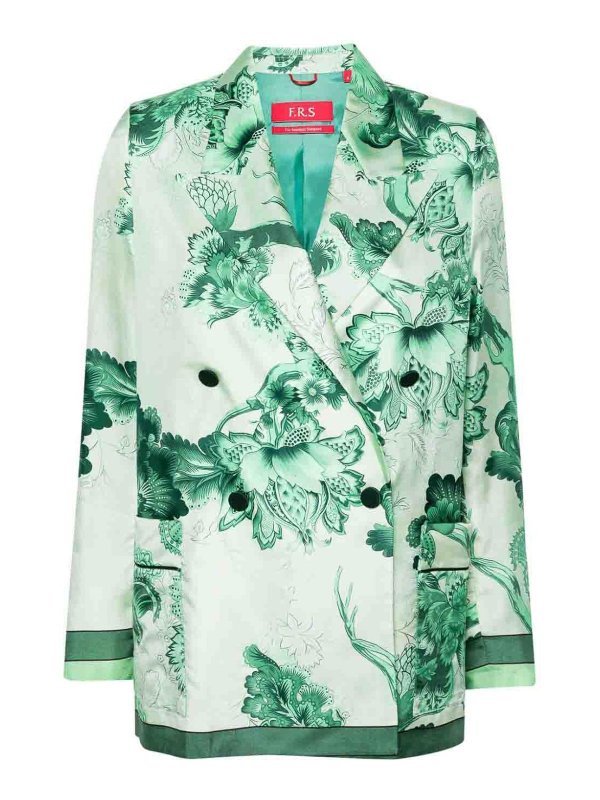 F.R.S FOR RESTLESS SLEEPERS: Chaquetas casual - Chaqueta verde jade