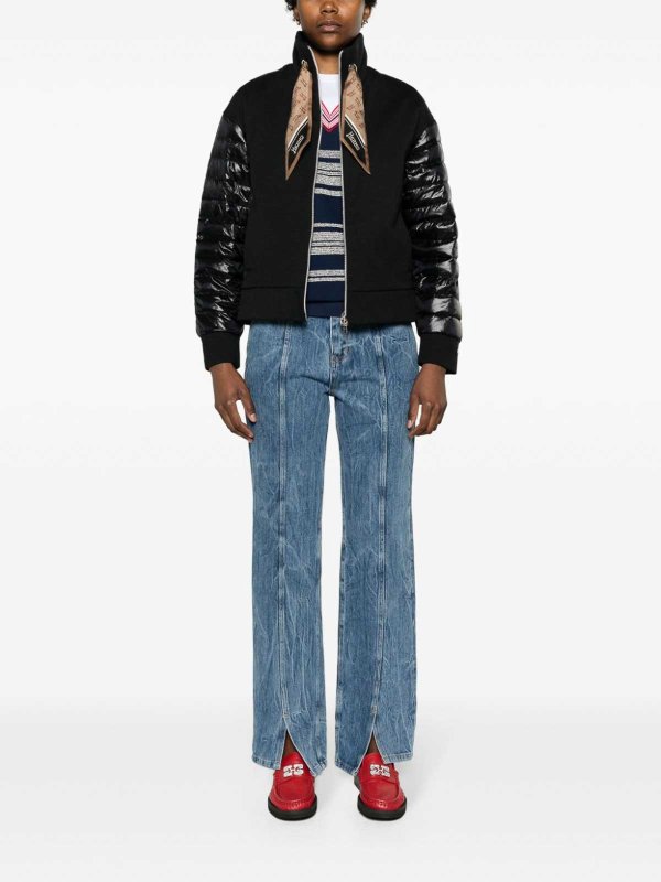 HERNO: padded jackets online - Yoga Padded Bomber Jacket