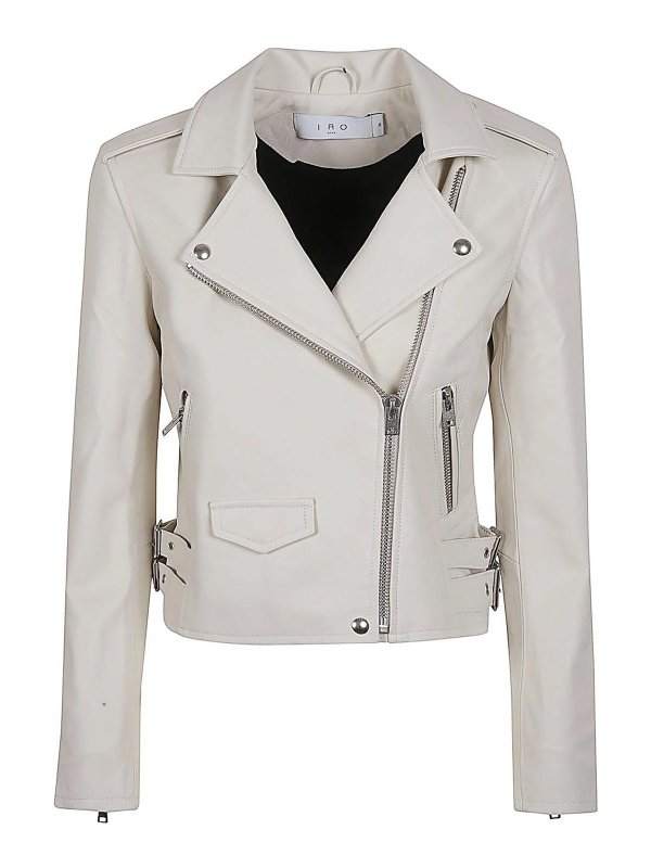 Iro: leather jacket - Ashville Leather Biker Jacket