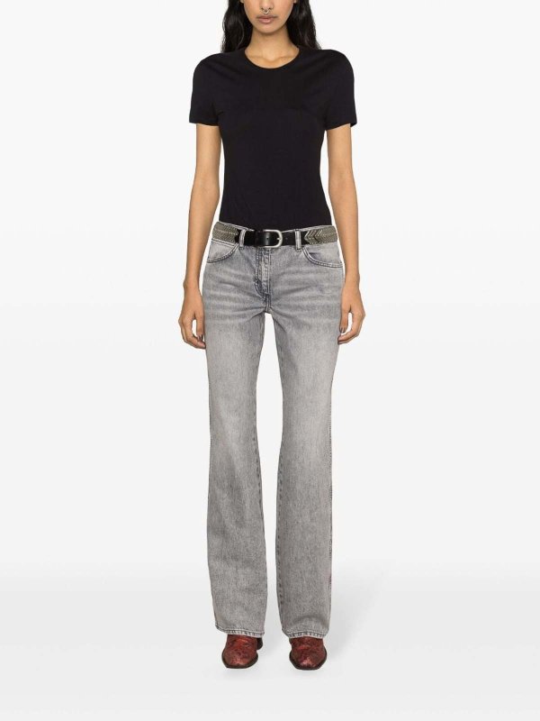 The Best Shops Iro: Jeans Rectos - Vaqueros Rectos - Gris