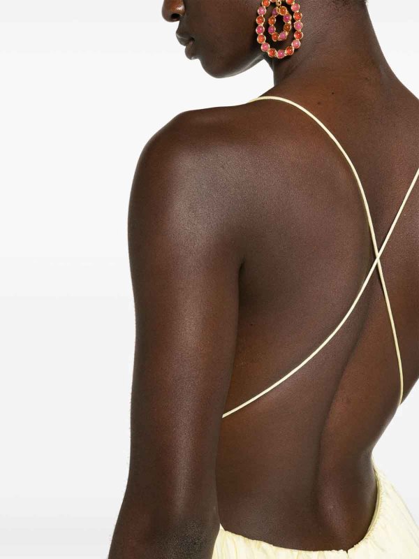 膝丈ドレス - イエロー shop online: ZIMMERMANN