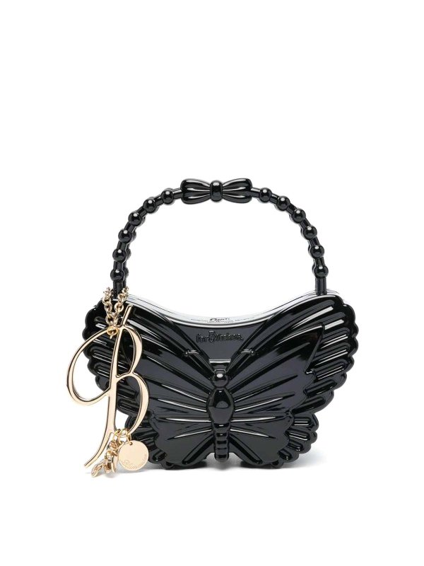 BLUMARINE: shopper - Borsa a forma di farfalla