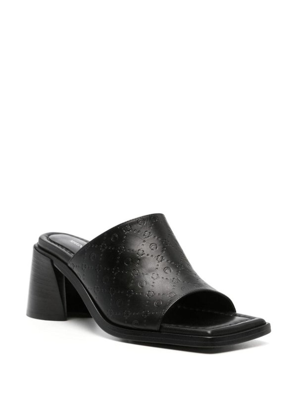 The Best Shops MARINE SERRE: Mules - Mules - Noir