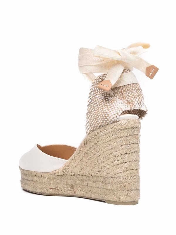 CASTANER: espadrilles online - Chiara Raffia Wedge Espadrilles