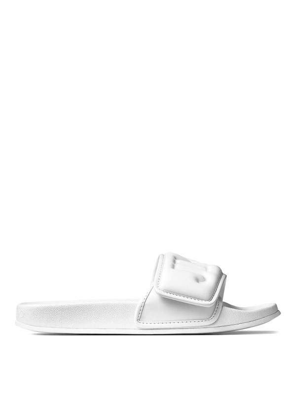 JIMMY CHOO: Mocassins & Chaussures bateau - Mocassins - Blanc