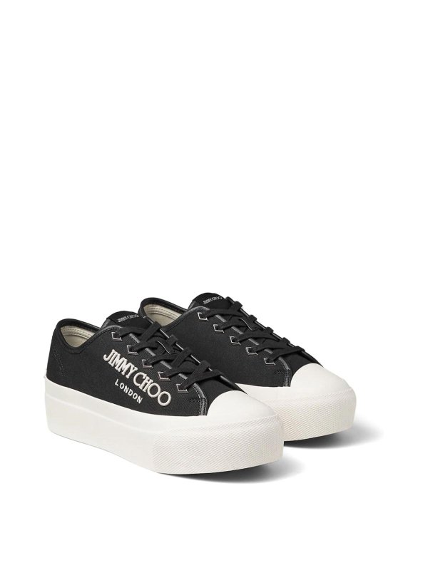 JIMMY CHOO: trainers - Palma Maxi/F Canvas Sneakers