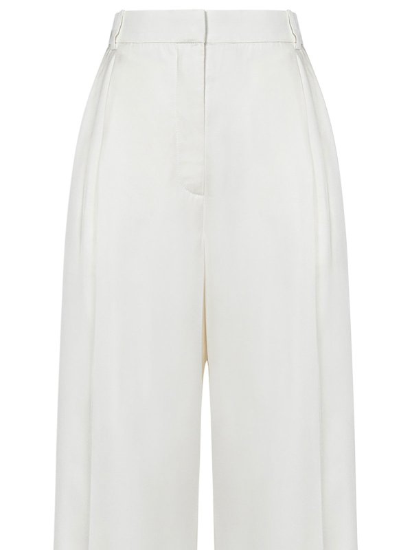 The Best Shops ALEXANDER MCQUEEN: カジュアルトラウザー - カジュアルパンツ - 白