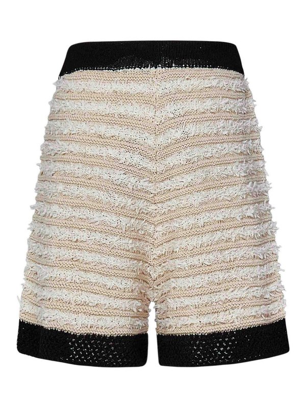 Balmain: トラウザーショーツ online - ショートパンツ - ベージュ