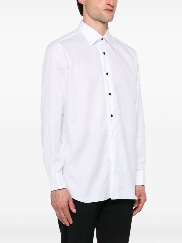 BRIONI: shirts online - White Cotton Shirt