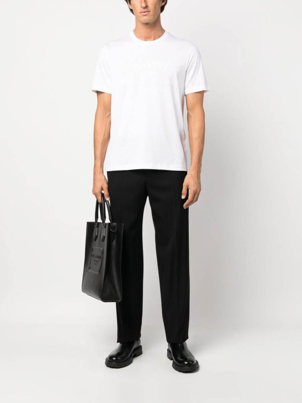 BRIONI: Camisetas online - Camiseta - Blanco