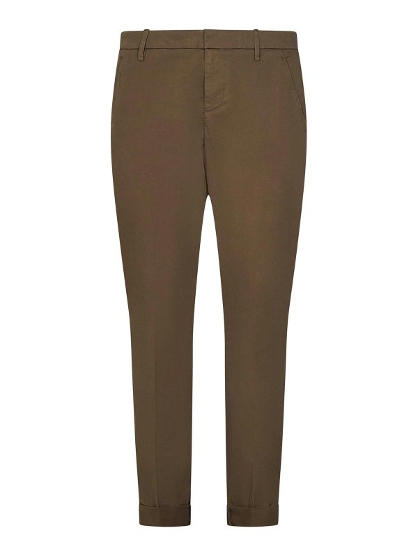 DONDUP: casual trousers - Slim Fit Chino Trousers