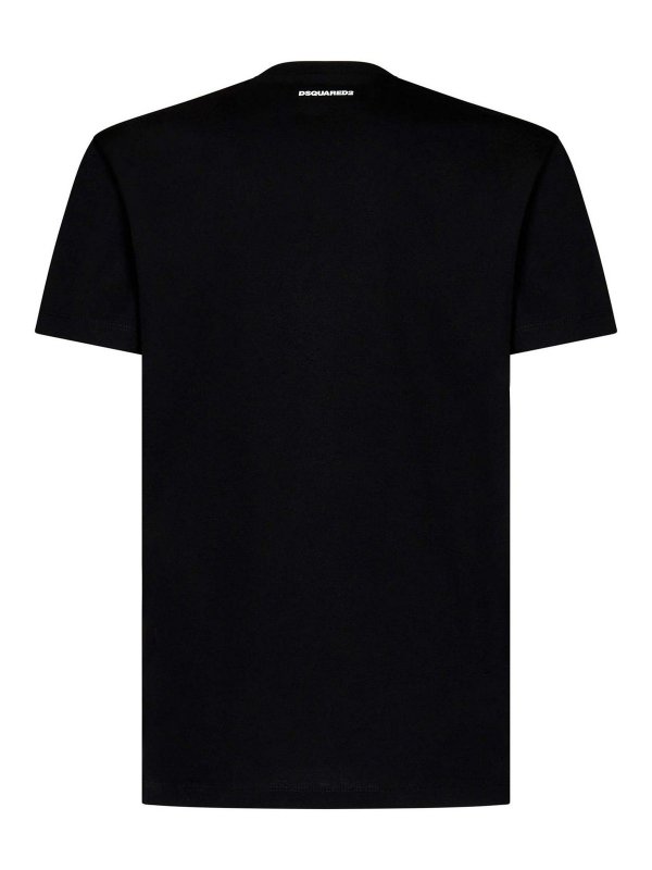 DSQUARED2: T-shirts online - T-Shirt - Noir