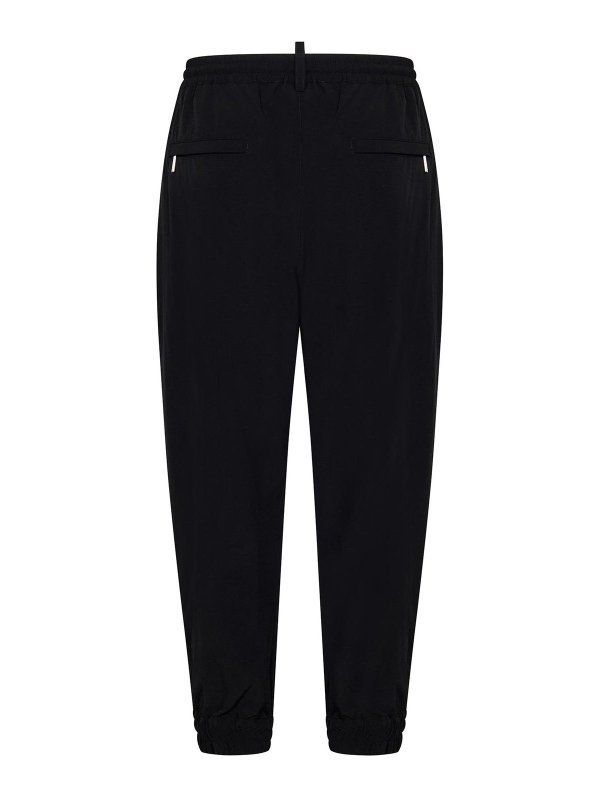 DSQUARED2: tracksuit bottoms online - 80S Track Suit Black