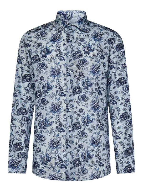 ETRO: Hemden - Hemd - Blau