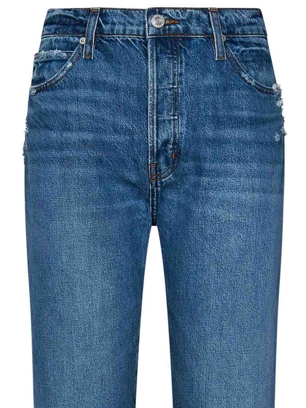 The Best Shops Frame: Boyfriend - Boyfriend Jeans - Blau