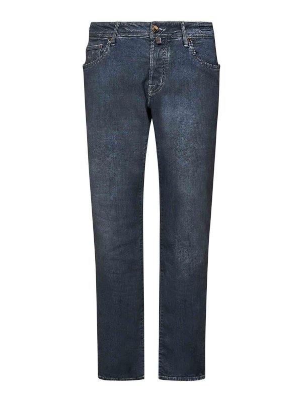 JACOB COHEN: Jeans pitillos - Vaqueros Pitillos - Azul