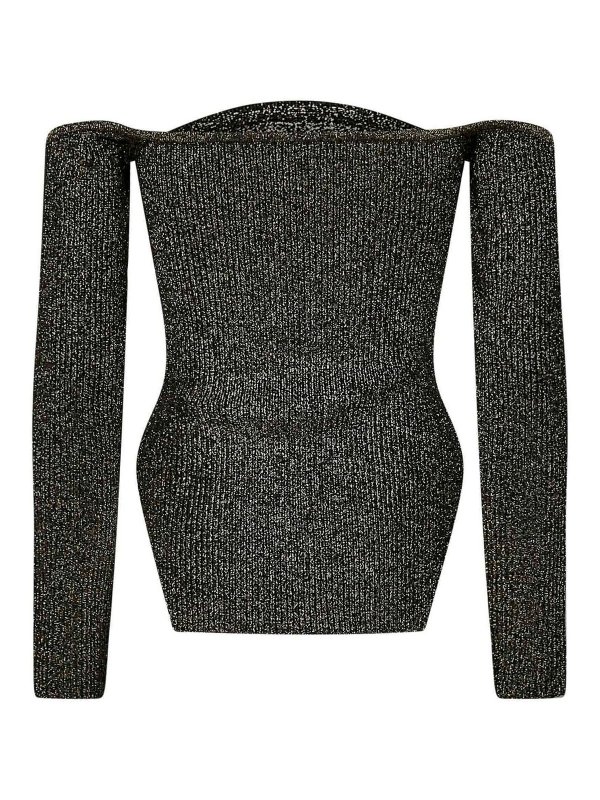 KHAITE: Top e canotte online - Top in maglia a coste