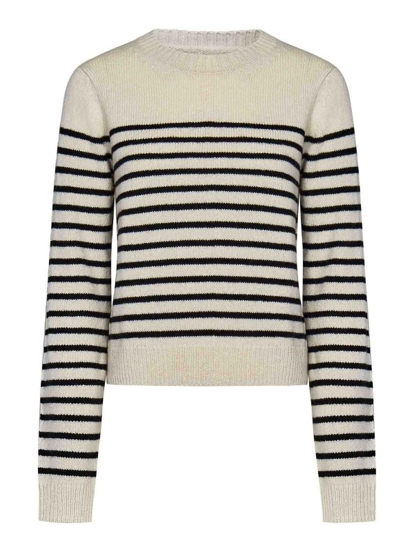 KHAITE: Suéteres con cuello pico - Suéter Cuello Redondo - Blanco