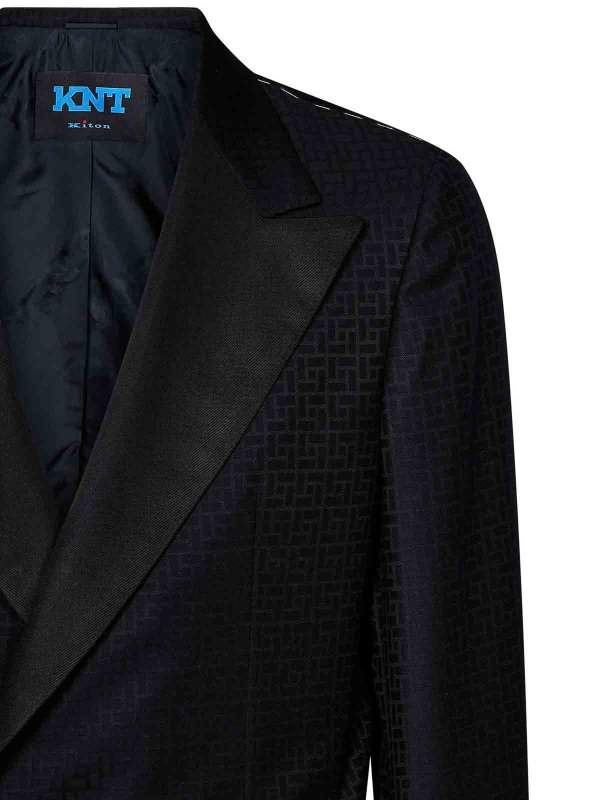 The Best Shops KITON: Vestes de costume - Blazer - Noir